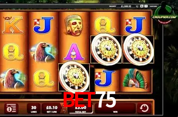 Interface do App bet75